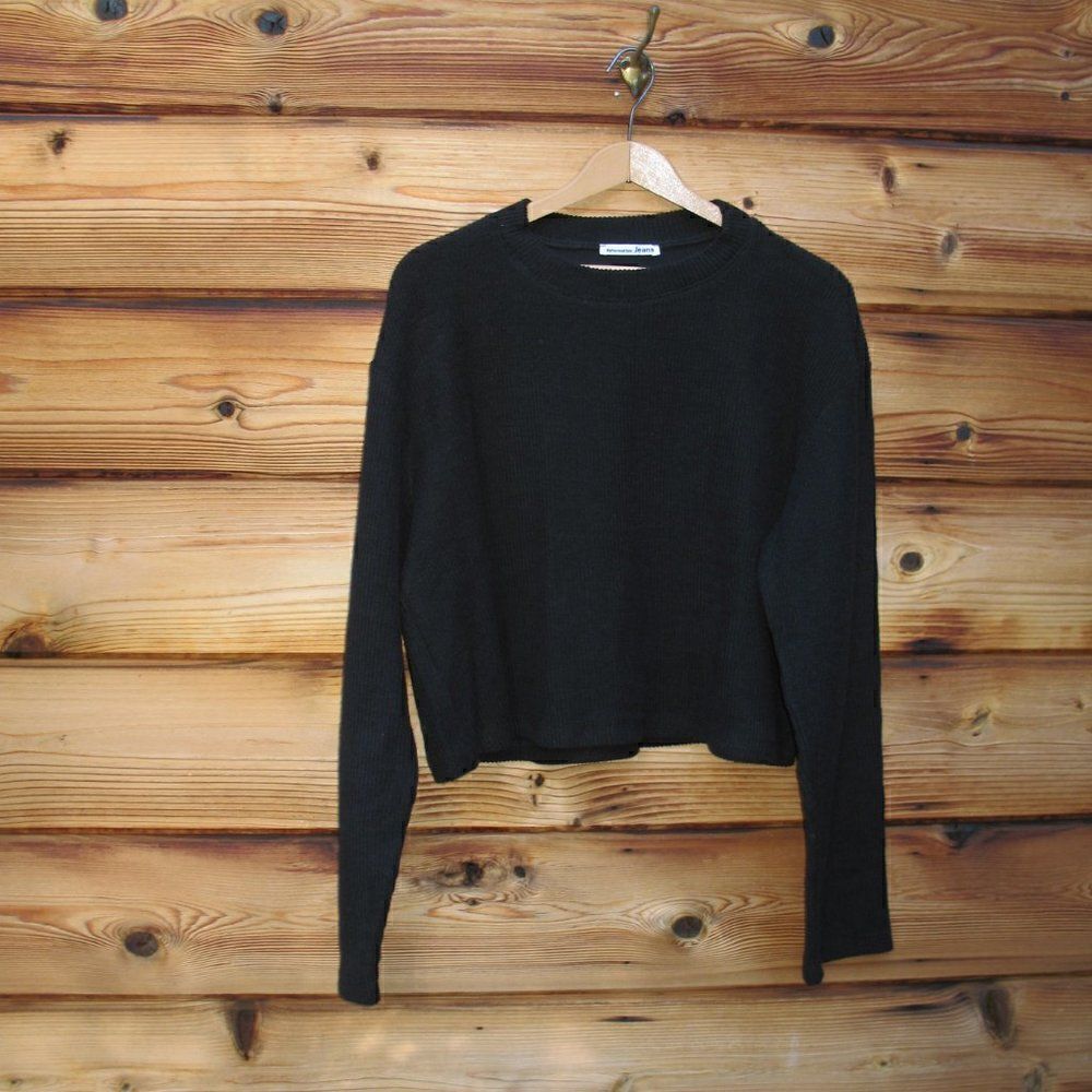NWT Reformation Cropped Ribbed Pullover Top - Picture 2 of 10